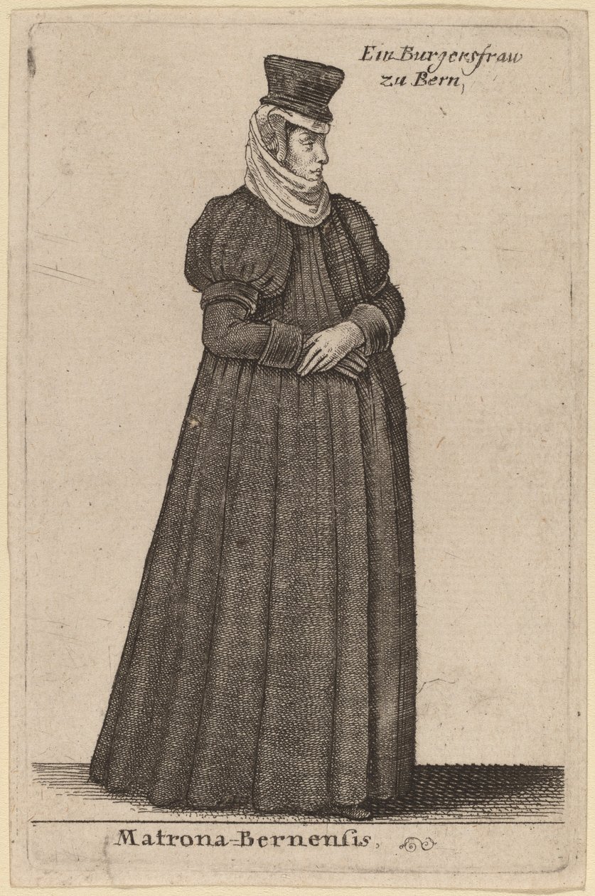 Matrona Bernensis da Wenceslaus Hollar