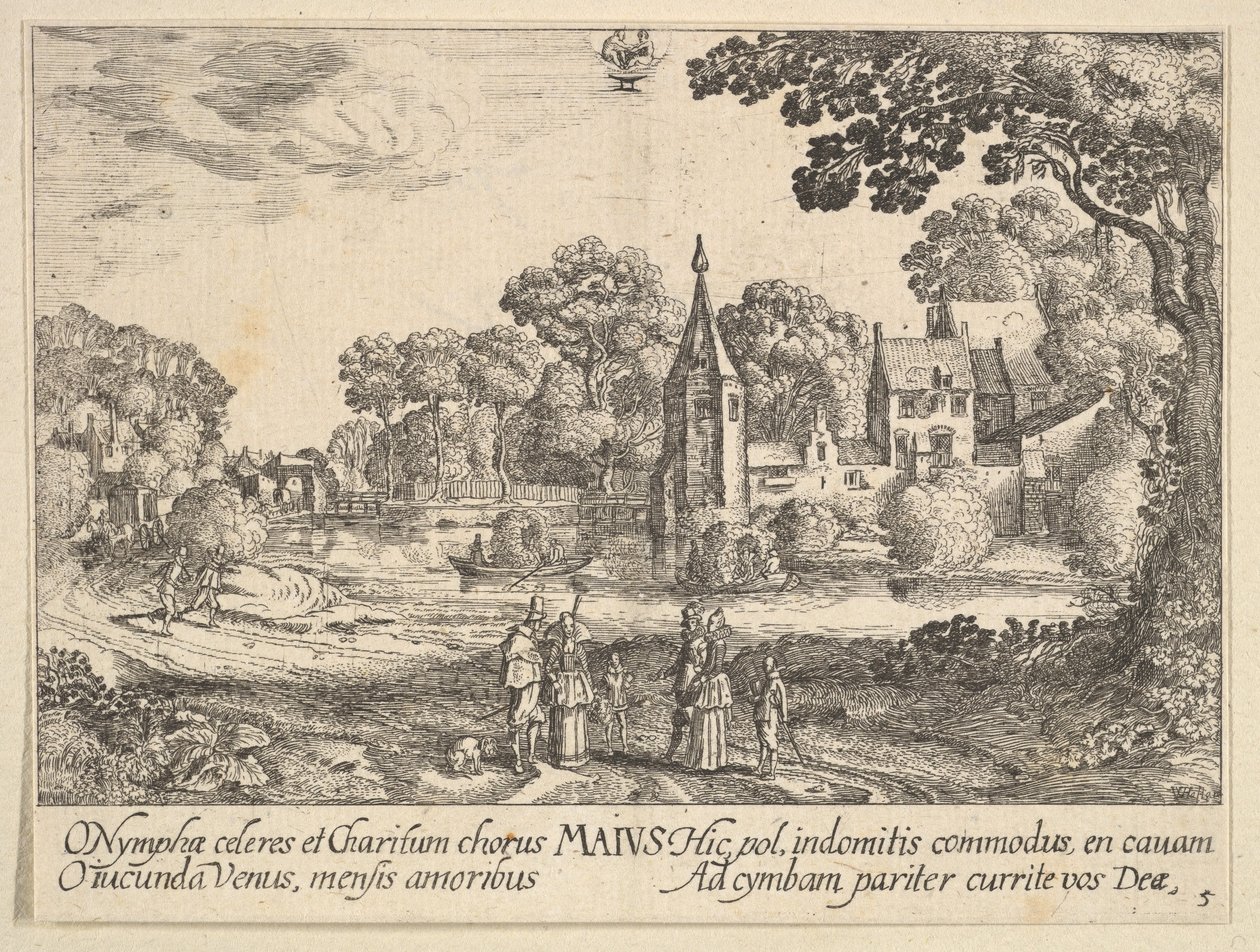 Maggio, 1628-29 da Wenceslaus Hollar