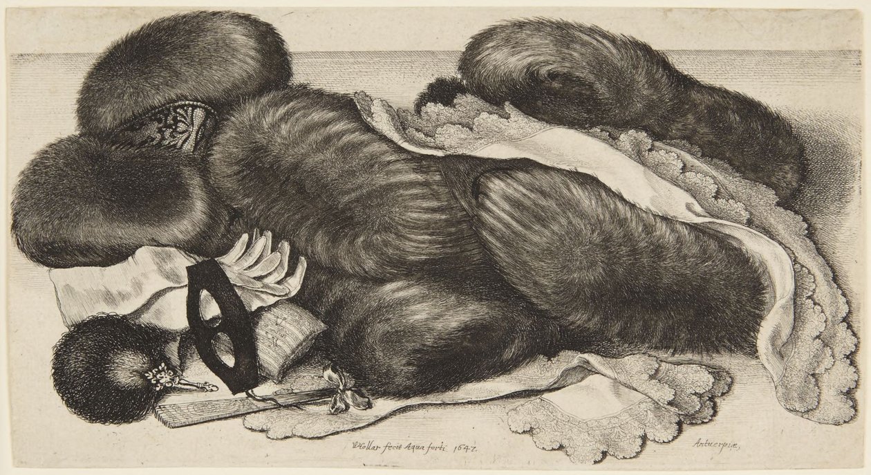 Scaldamani e fronzoli da Wenceslaus Hollar