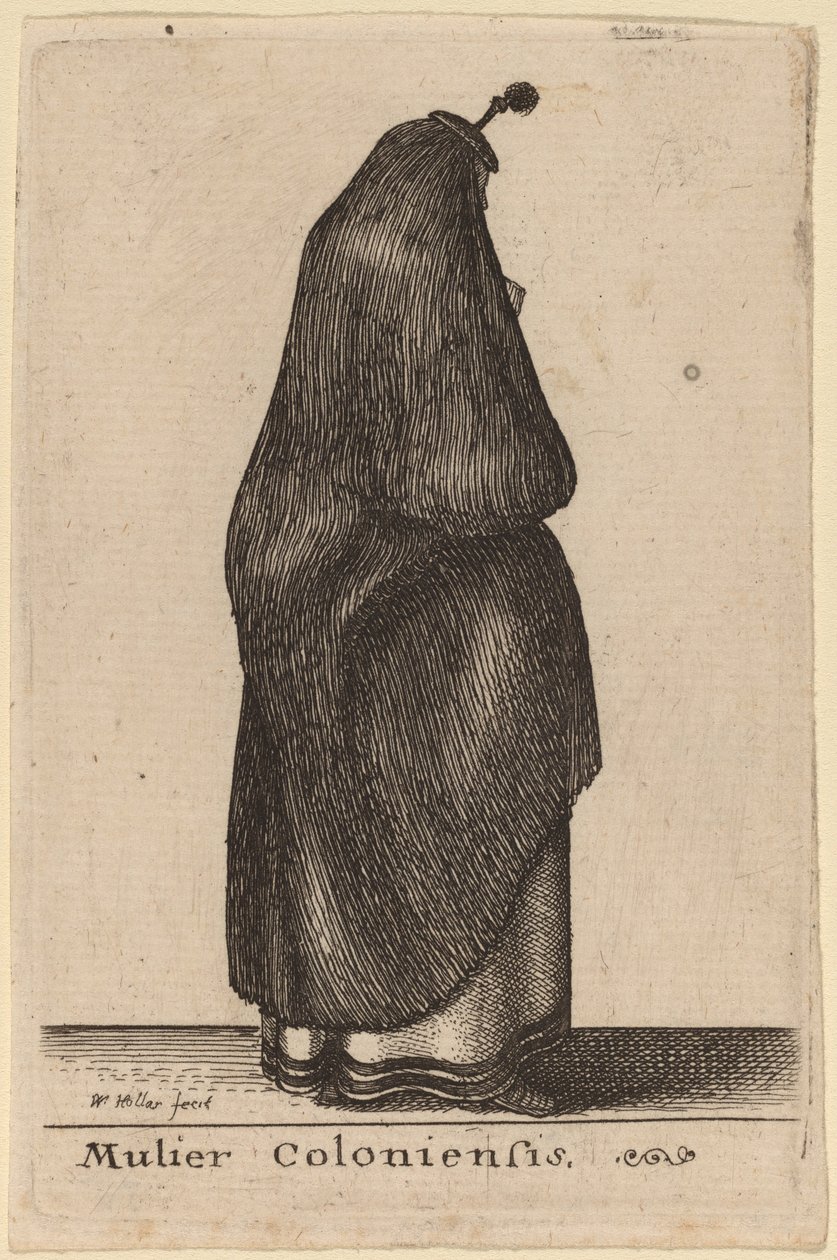 Mulier Coloniensis da Wenceslaus Hollar