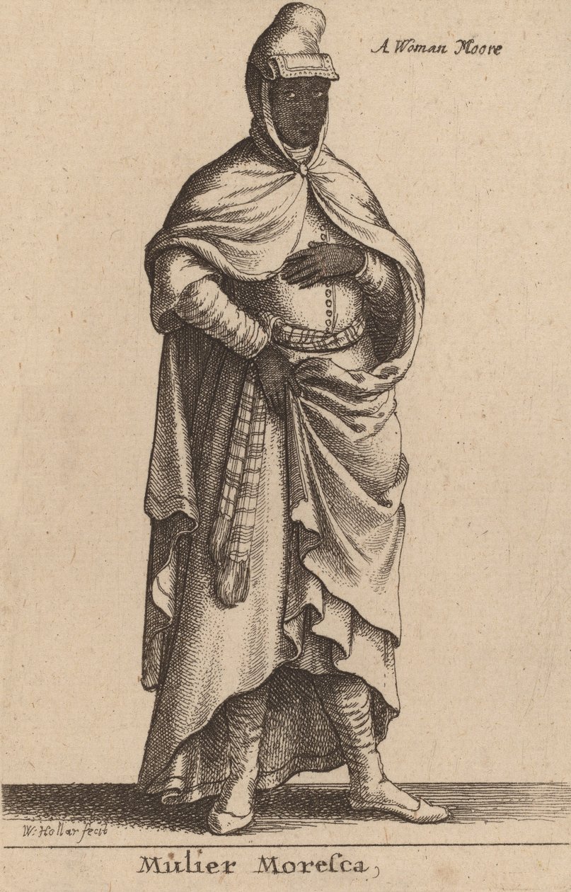 Mulier Moresca da Wenceslaus Hollar