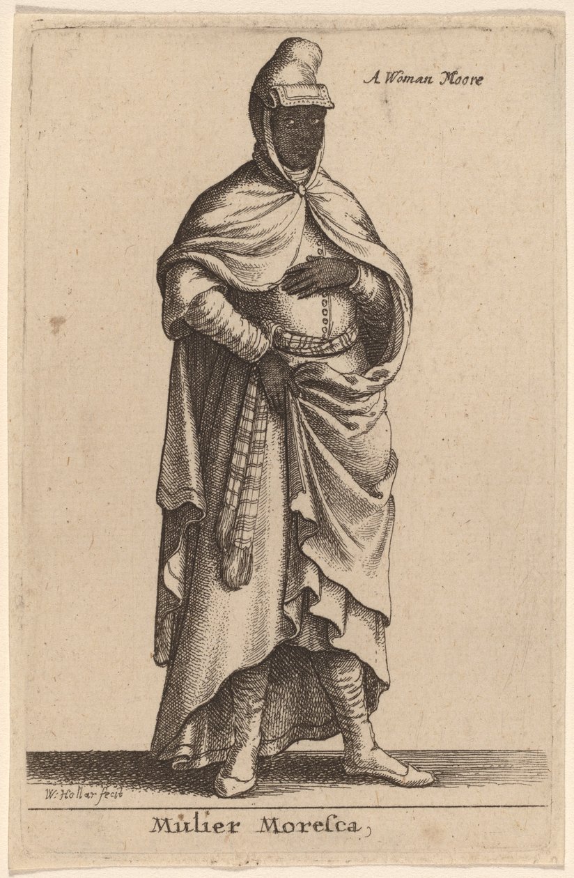 Mulier Moresca da Wenceslaus Hollar