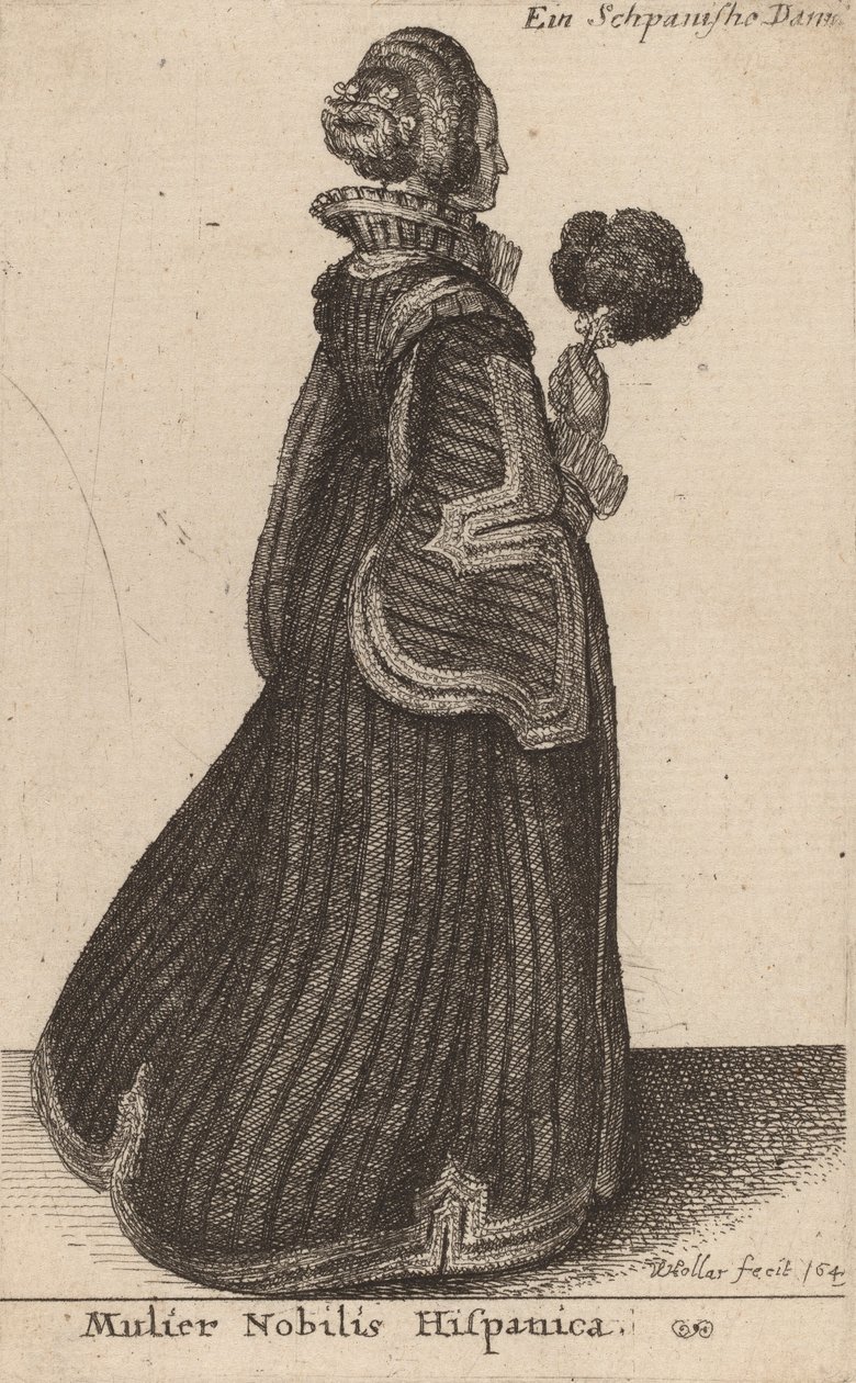 Mulier Nobilis Hispanica da Wenceslaus Hollar