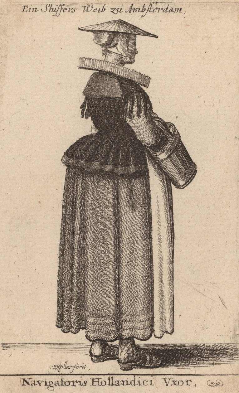 Navigatoris Hollandici Vxor da Wenceslaus Hollar