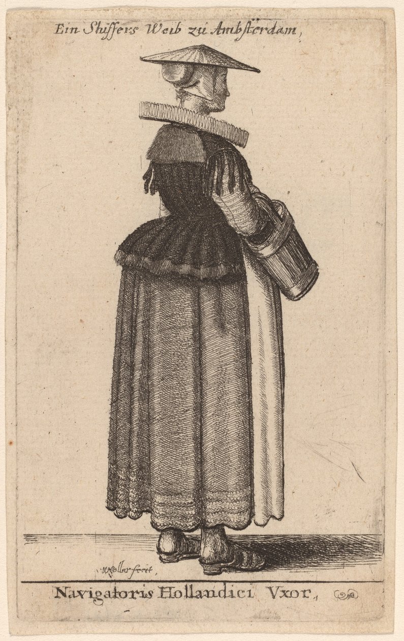 Navigatoris Hollandici Vxor da Wenceslaus Hollar