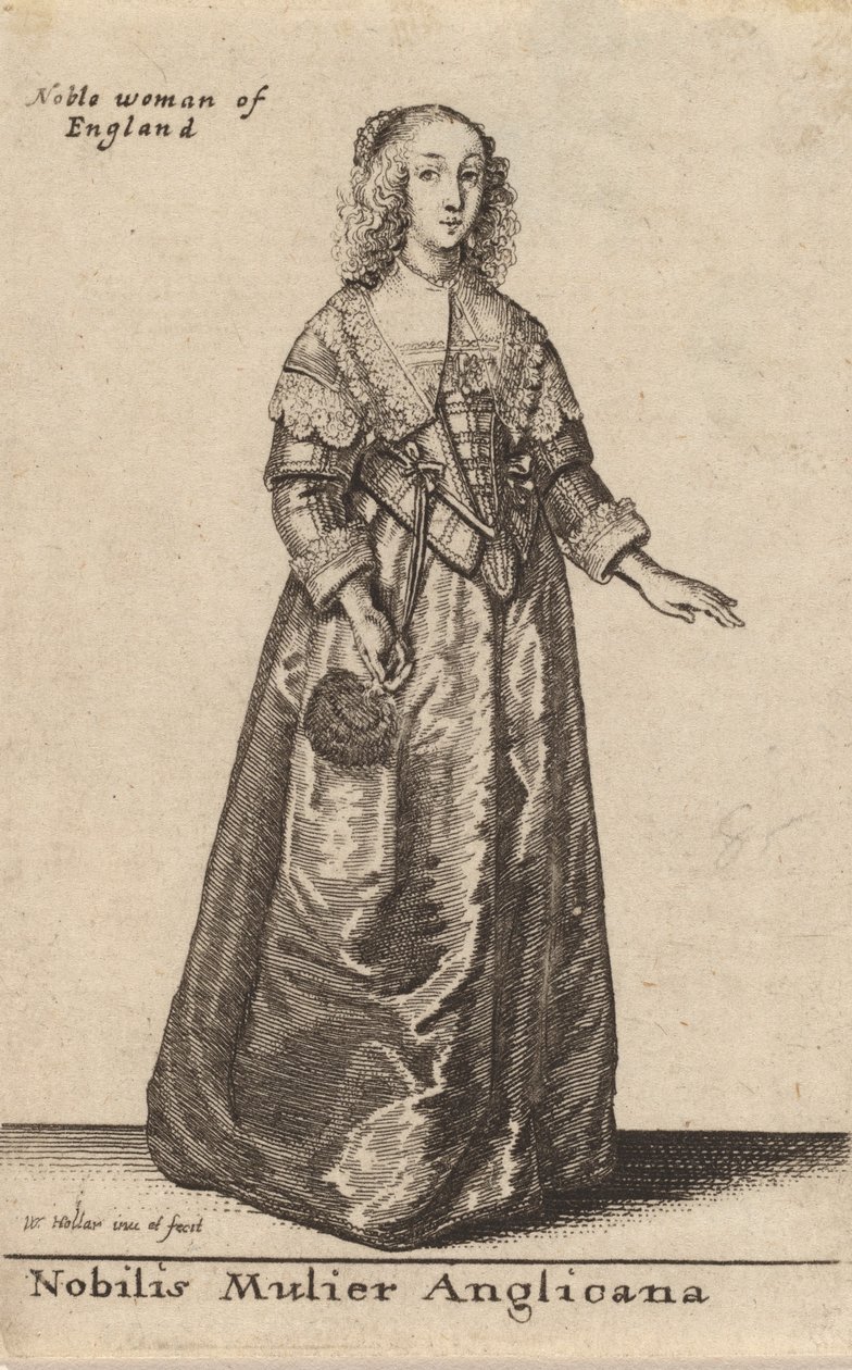 Nobilis Mulier Anglicana da Wenceslaus Hollar