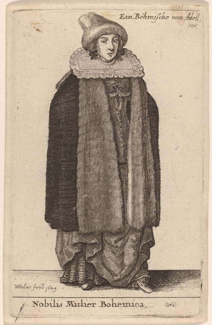 Nobile Donna Boema da Wenceslaus Hollar
