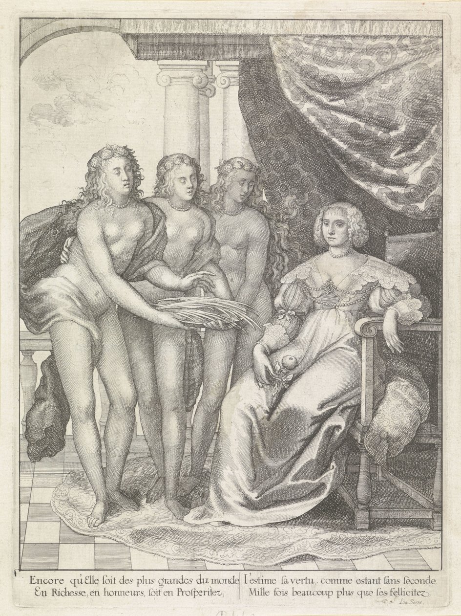 Ritratto di Amalia van Solms da Wenceslaus Hollar
