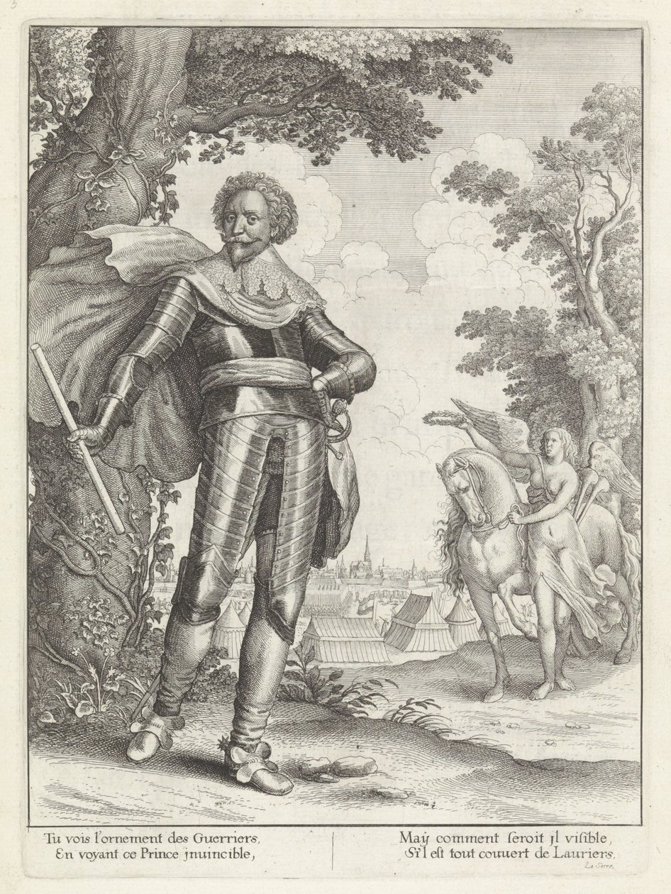 Portret van Frederik Hendrik, prins van Oranje da Wenceslaus Hollar