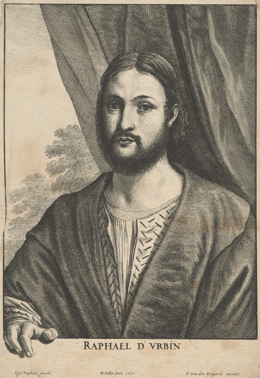 Raffaello da Urbino da Wenceslaus Hollar
