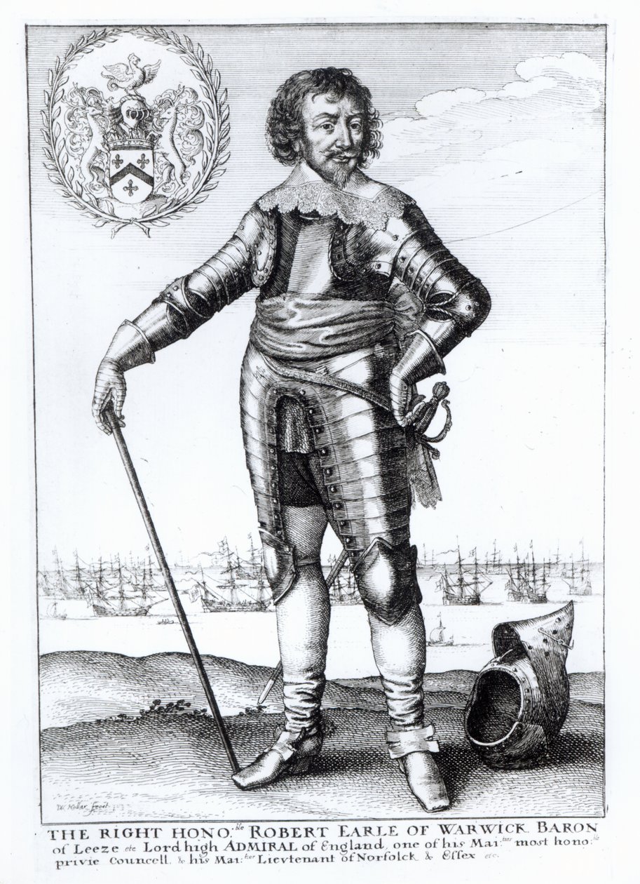 Robert Rich, 2° Conte di Warwick da Wenceslaus Hollar