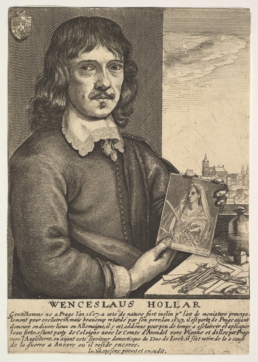 Autoritratto da Wenceslaus Hollar