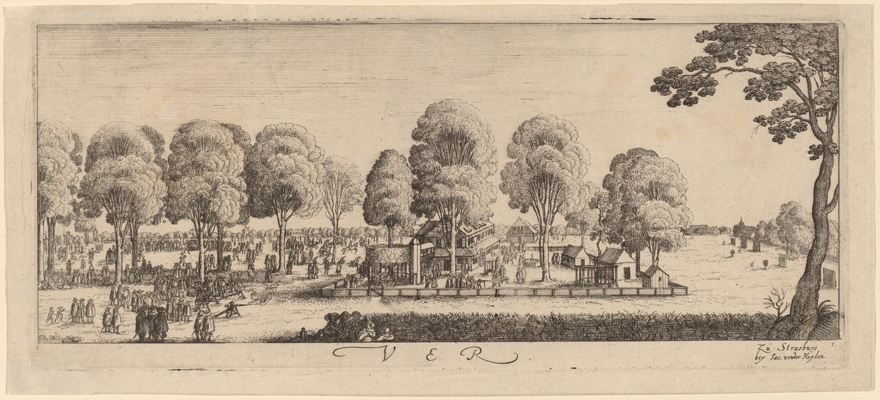 Primavera: Il poligono di tiro da Wenceslaus Hollar