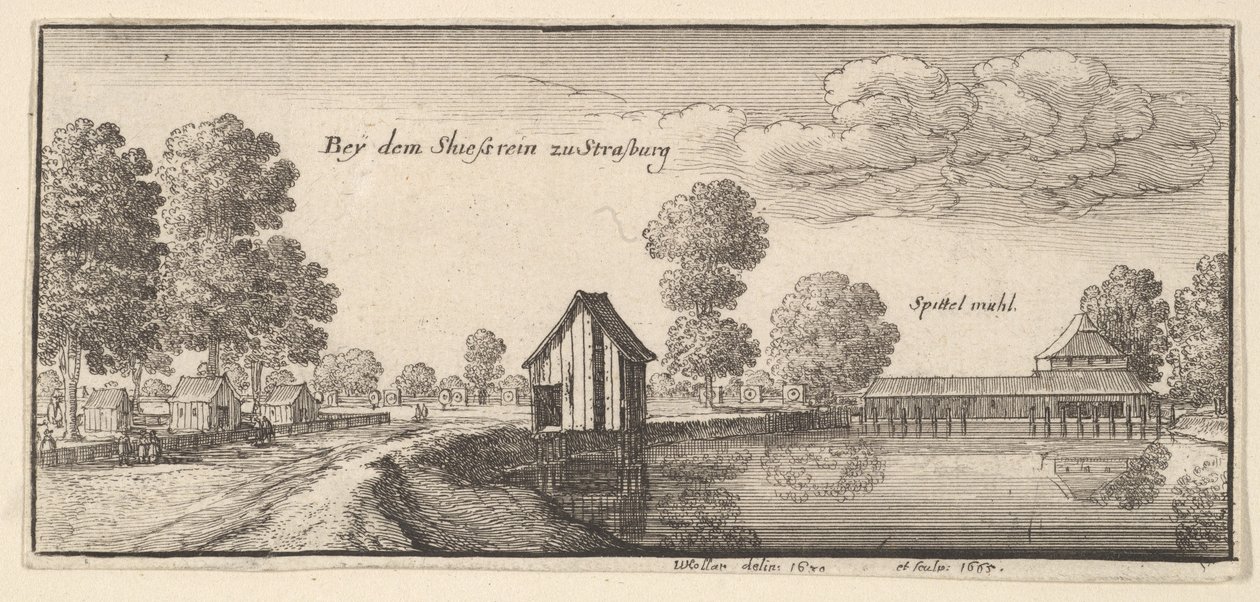 Strasburgo, 1665 da Wenceslaus Hollar