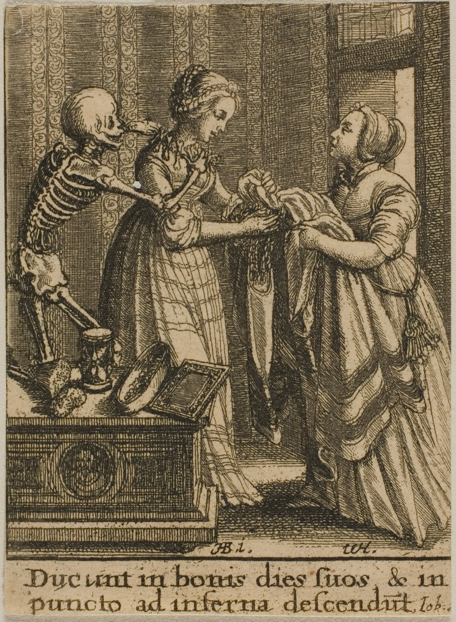 La sposa e la morte da Wenceslaus Hollar