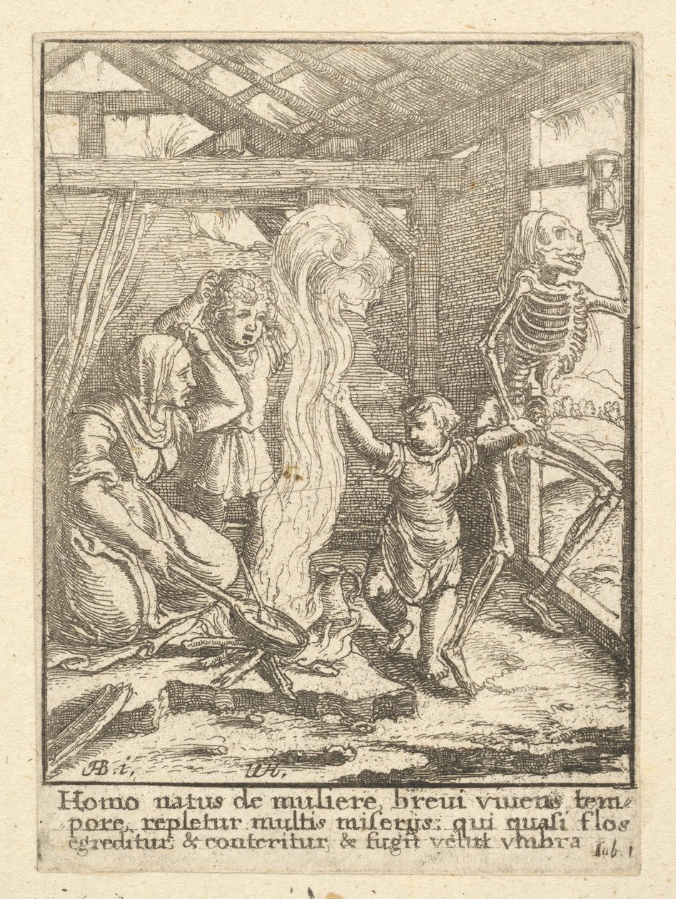 Il bambino, dalla Danza della Morte da Wenceslaus Hollar
