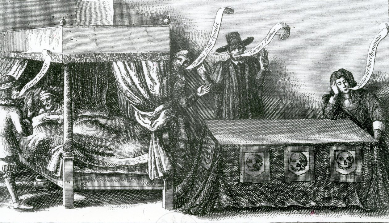 La morte di re Giacomo I, 1625 da Wenceslaus Hollar