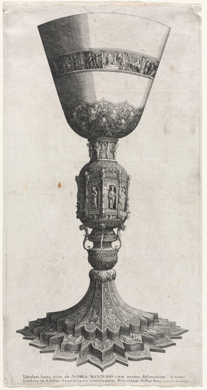 Il Grande Calice ornato di figure da Wenceslaus Hollar