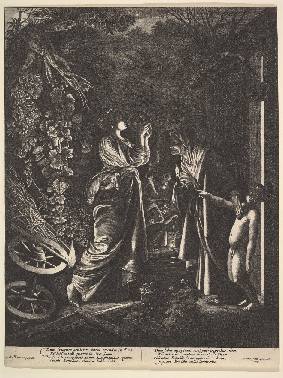 La derisione di Cerere, 1646 da Wenceslaus Hollar