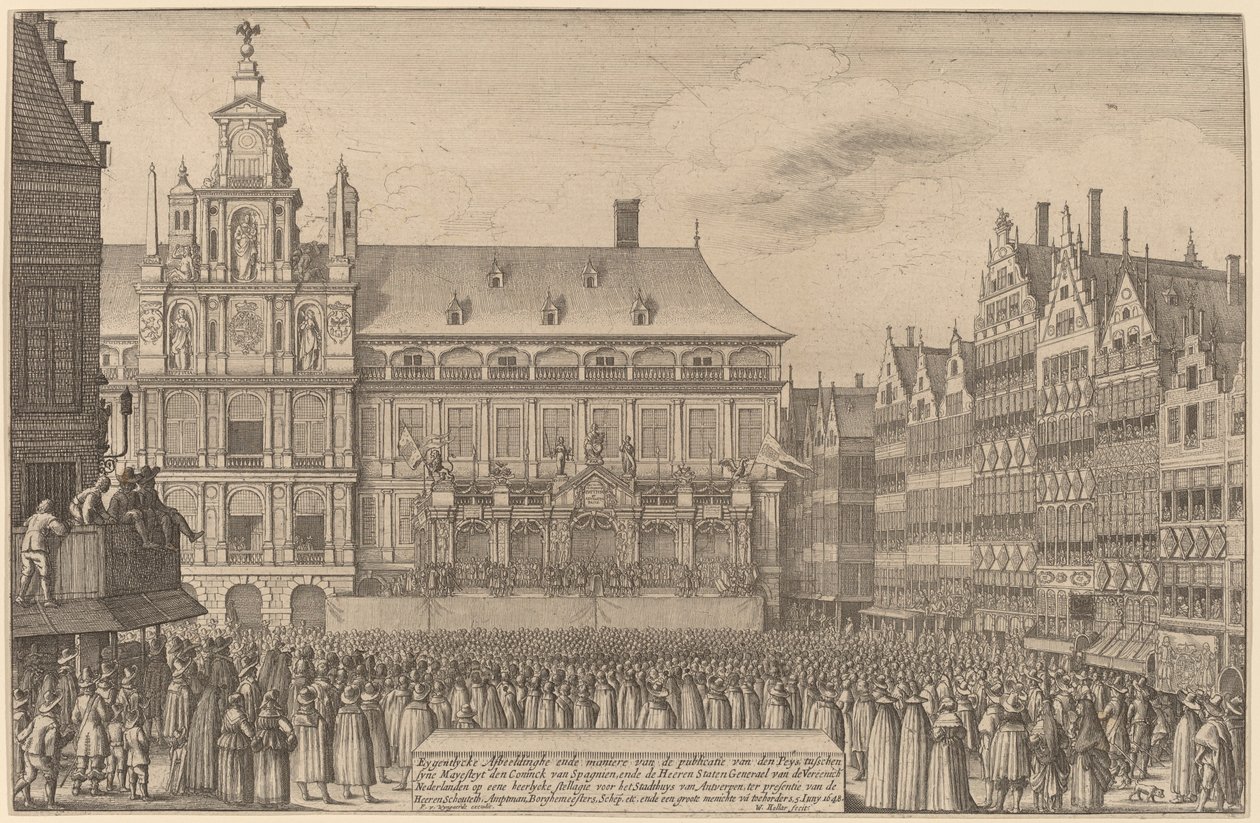 La Pace di Münster da Wenceslaus Hollar