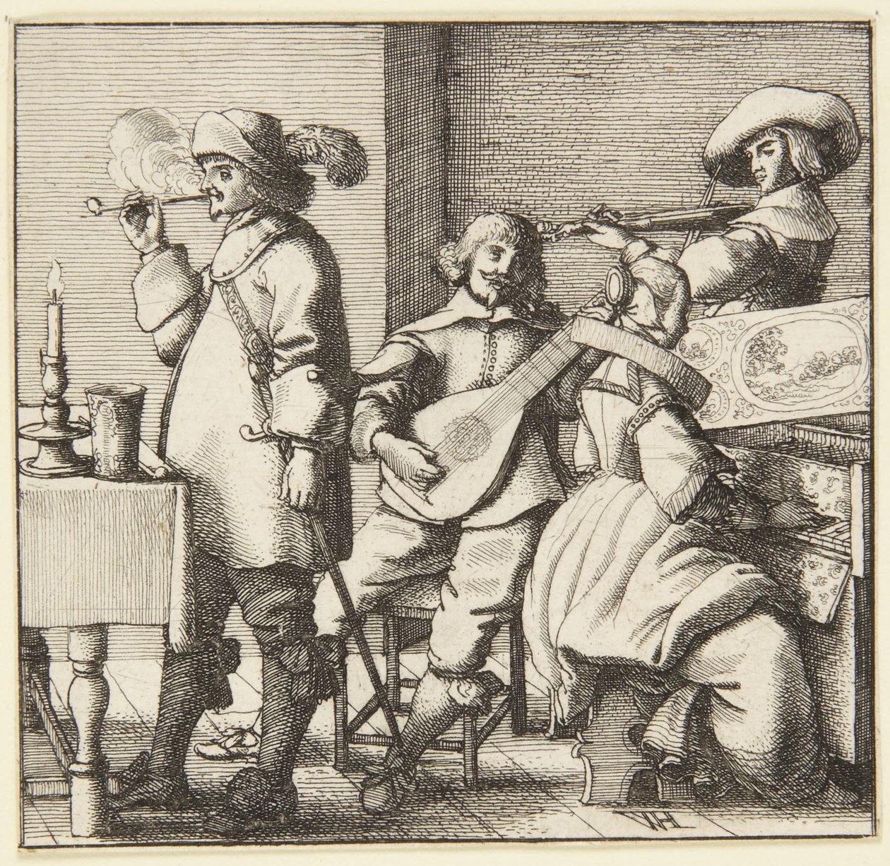 Il trio da Wenceslaus Hollar