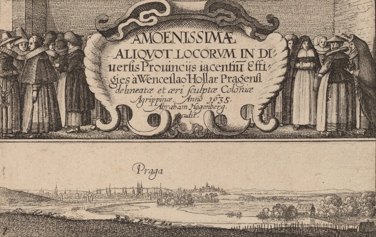 Pagina del titolo, 1635 da Wenceslaus Hollar