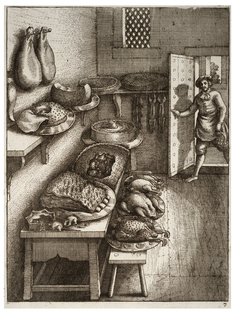Il topo di città e il topo di campagna da Wenceslaus Hollar