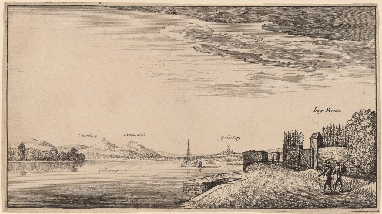 Vista di Lewenberg da Wenceslaus Hollar