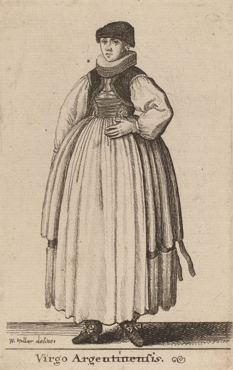 Vergine di Strasburgo da Wenceslaus Hollar