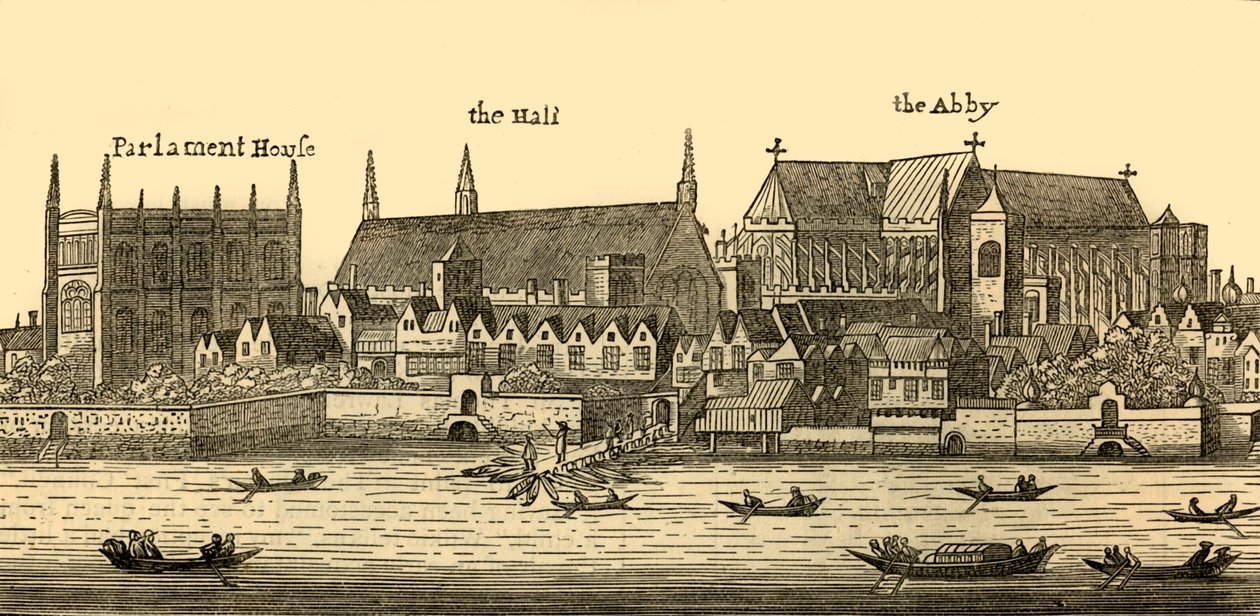 Westminster nel 1640, 1881 da Wenceslaus Hollar