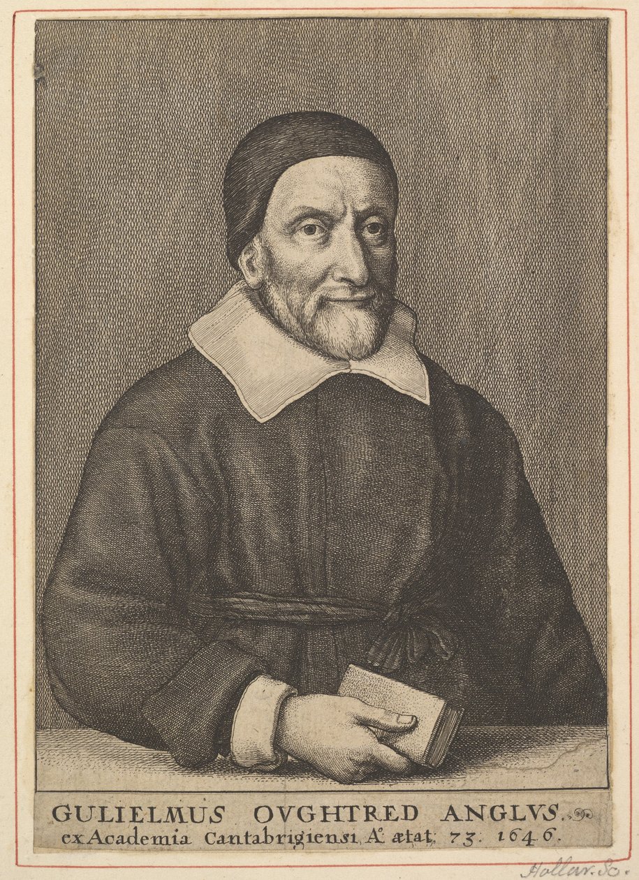 William Oughtred, 1644 da Wenceslaus Hollar
