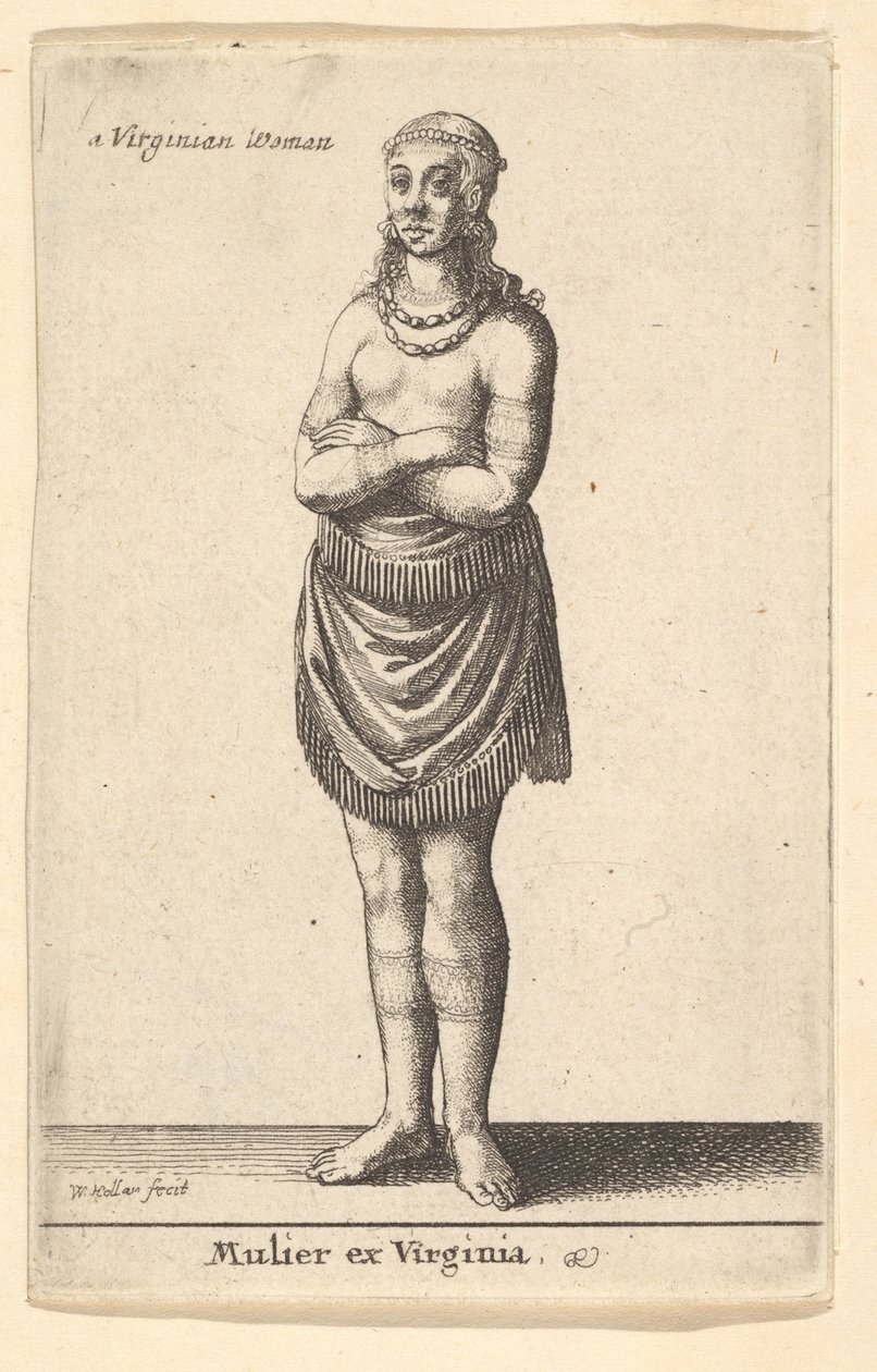 Donna della Virginia da Wenceslaus Hollar