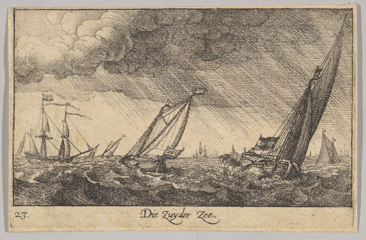 Zuyder Zee, 1635 da Wenceslaus Hollar