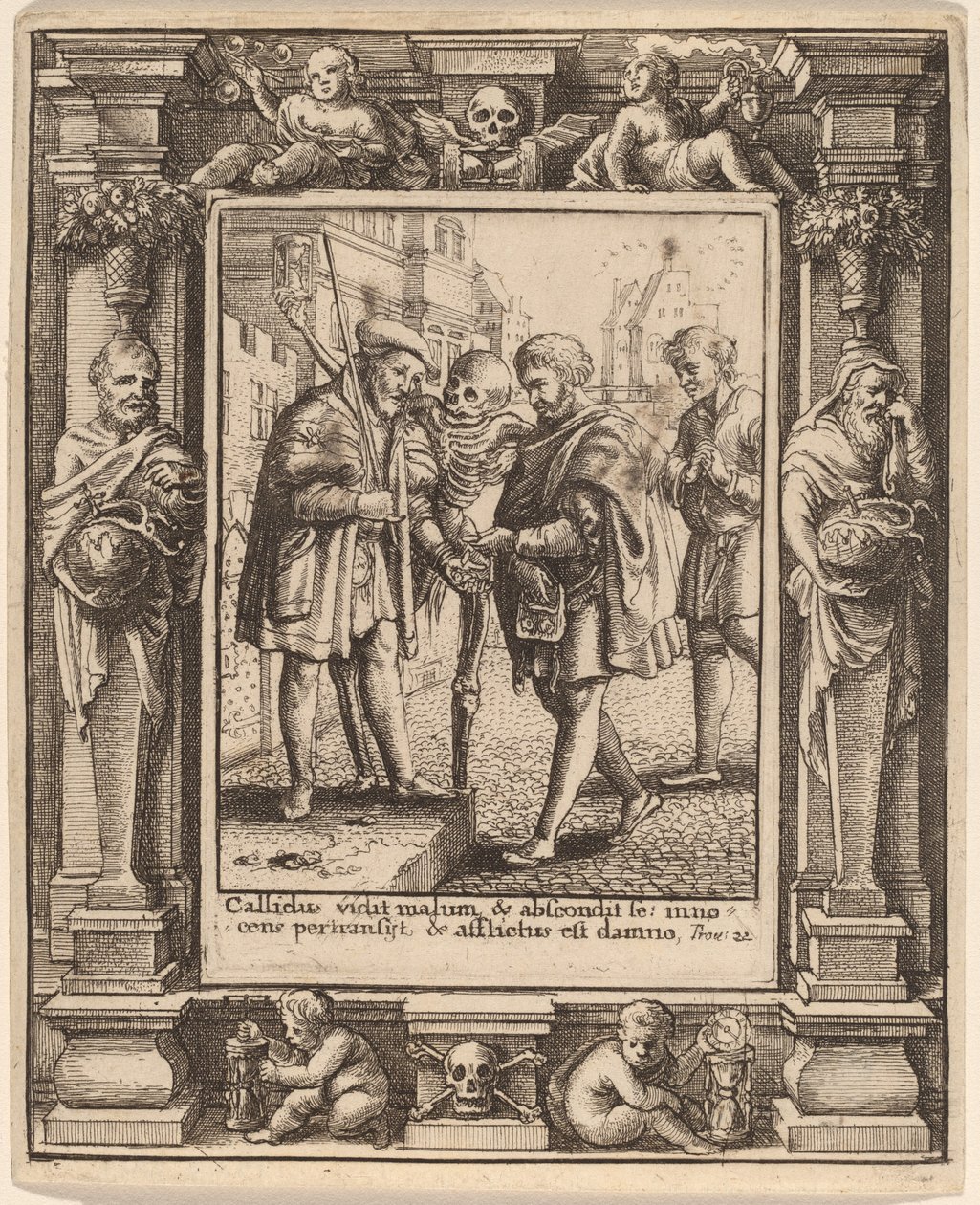 Avvocato da Wenceslaus Hollar after Hans Holbein the Younger after Abraham van Diepenbeeck