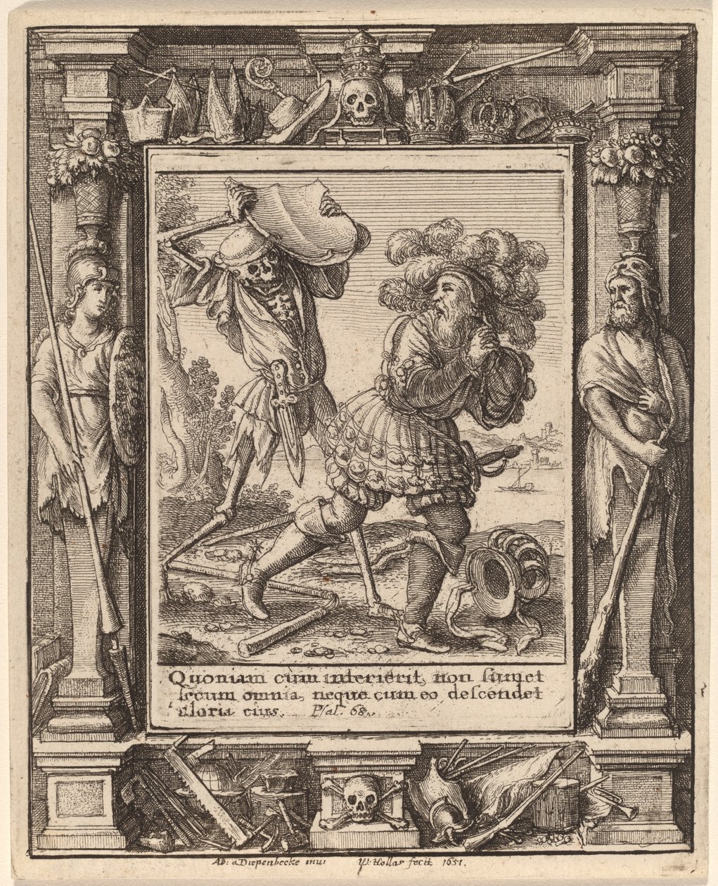 Conte da Wenceslaus Hollar after Hans Holbein the Younger after Abraham van Diepenbeeck
