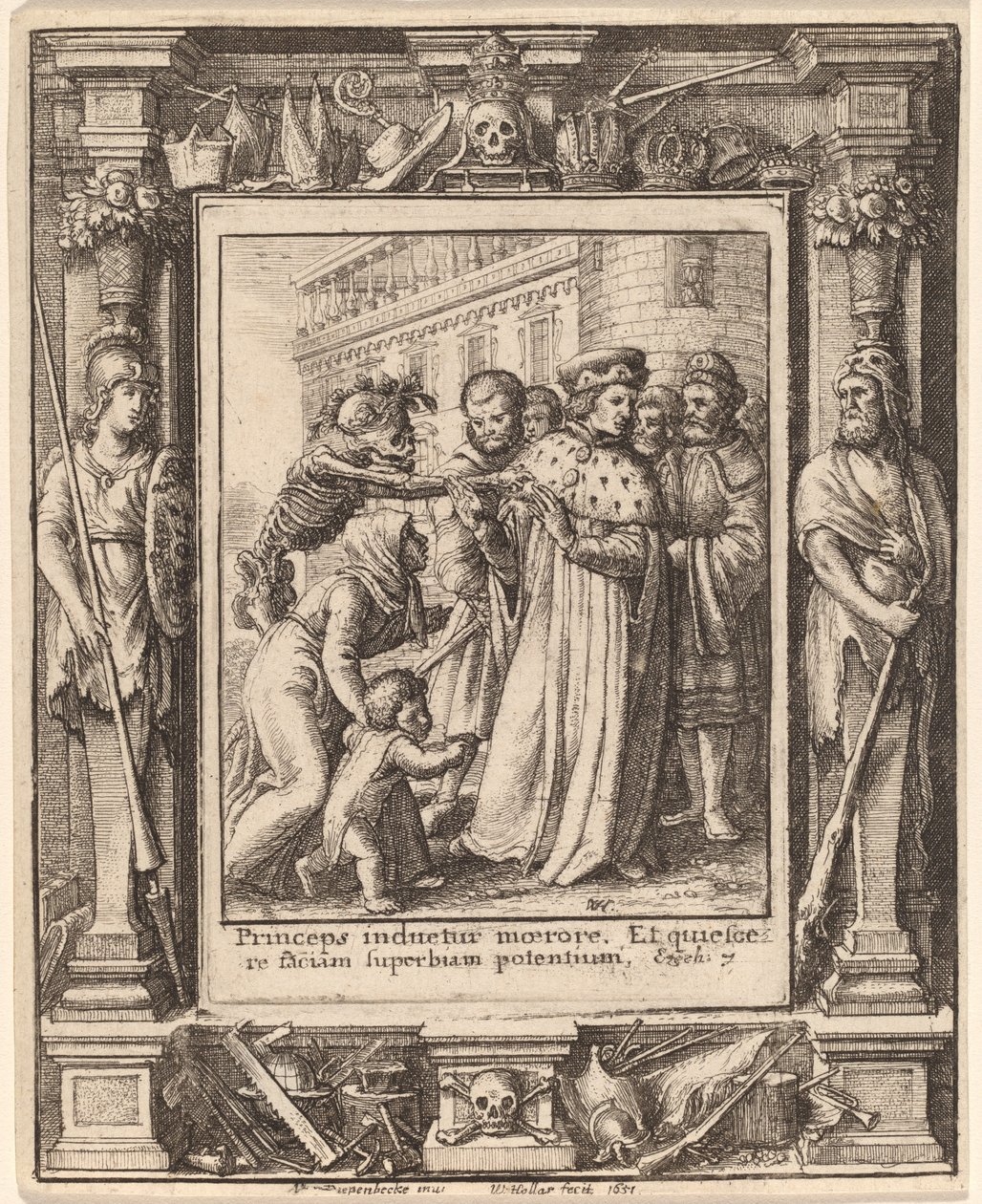Duca da Wenceslaus Hollar after Hans Holbein the Younger after Abraham van Diepenbeeck