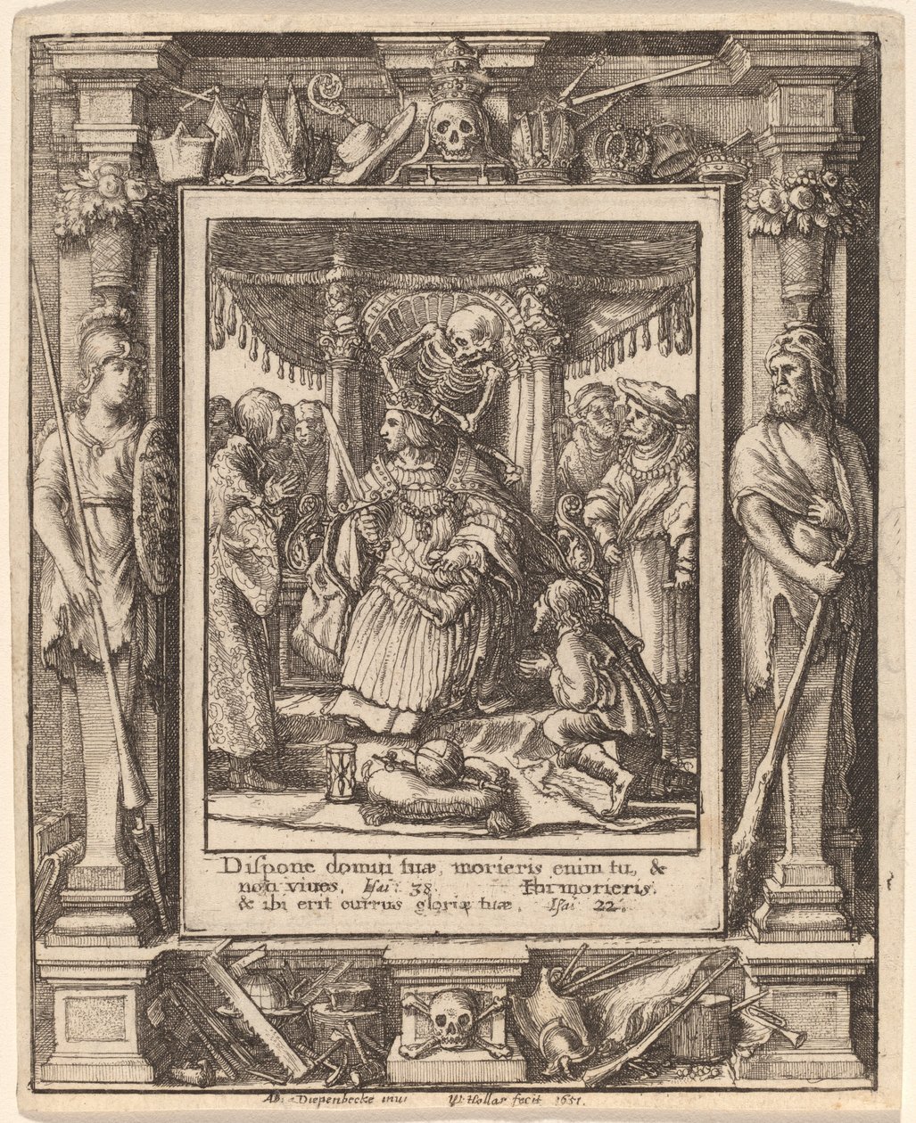 Imperatore da Wenceslaus Hollar after Hans Holbein the Younger after Abraham van Diepenbeeck