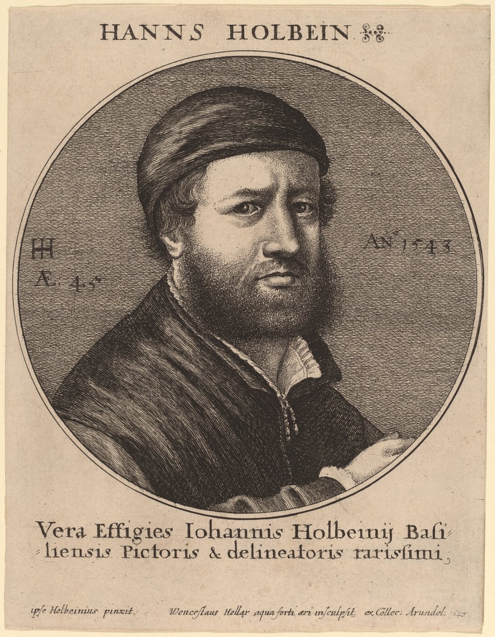 Hans Holbein il Giovane da Wenceslaus Hollar after Hans Holbein the Younger