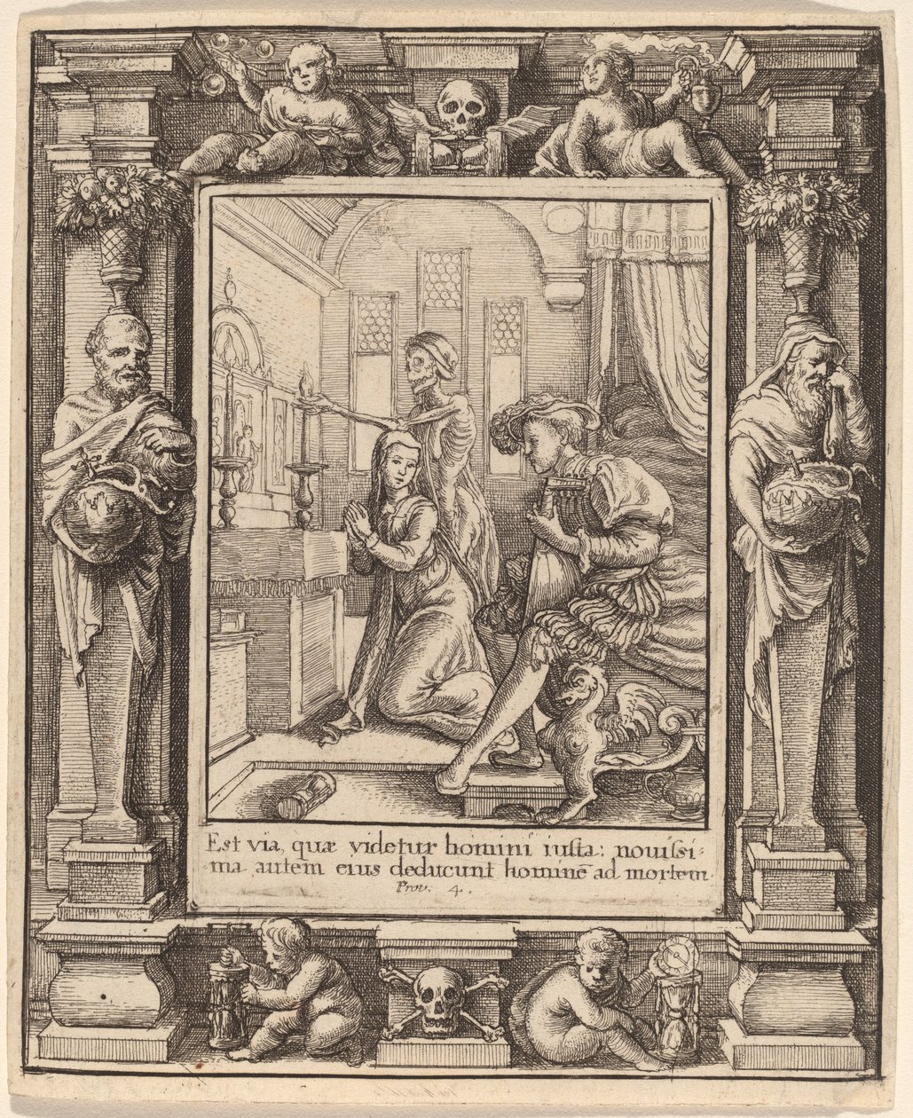 Suora da Wenceslaus Hollar after Hans Holbein the Younger after Abraham van Diepenbeeck