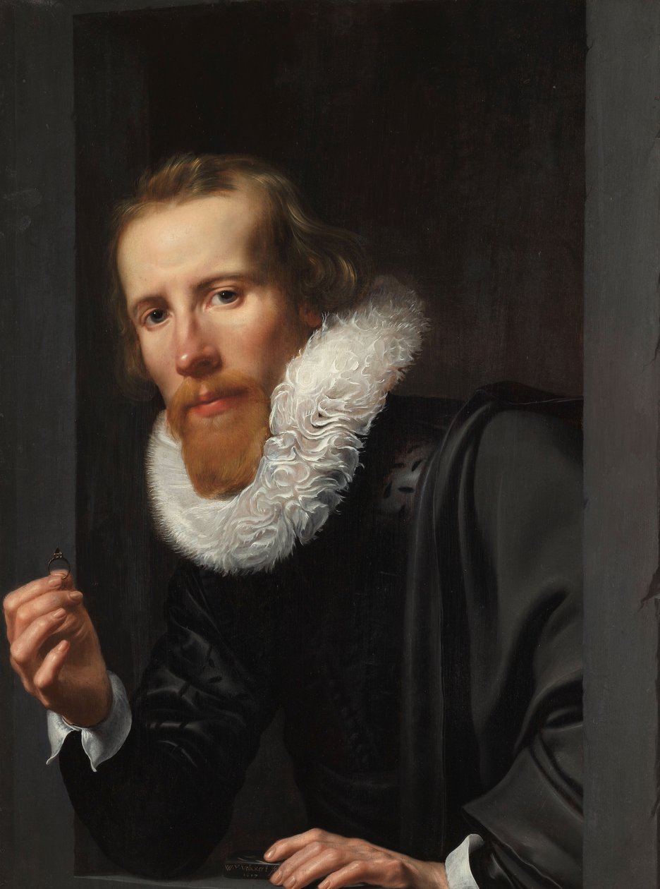 Ritratto di un orefice, probabilmente Bartholomeus Jansz van Assendelft da Werner van den Valckert