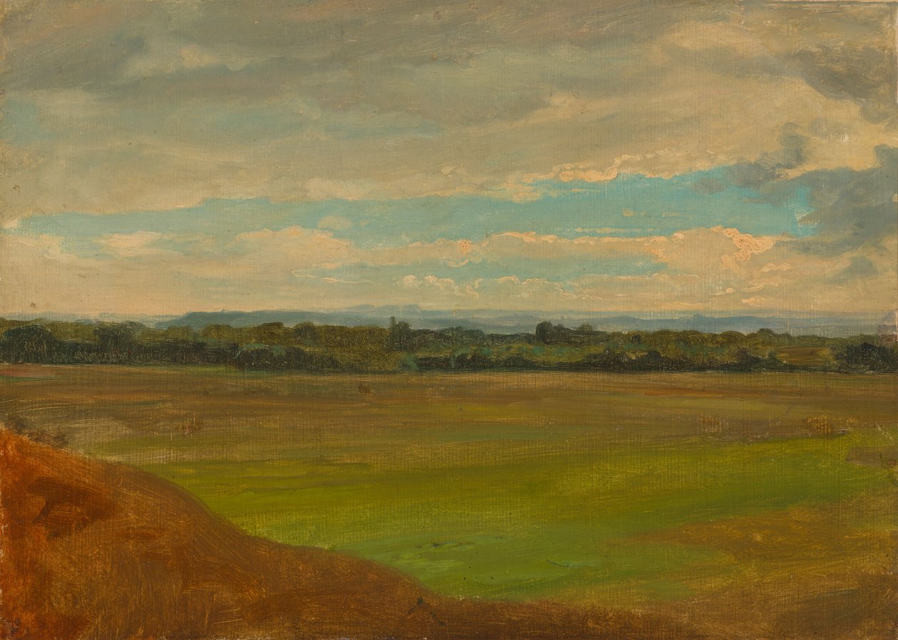 Ampio paesaggio, studio da Werner Holmberg