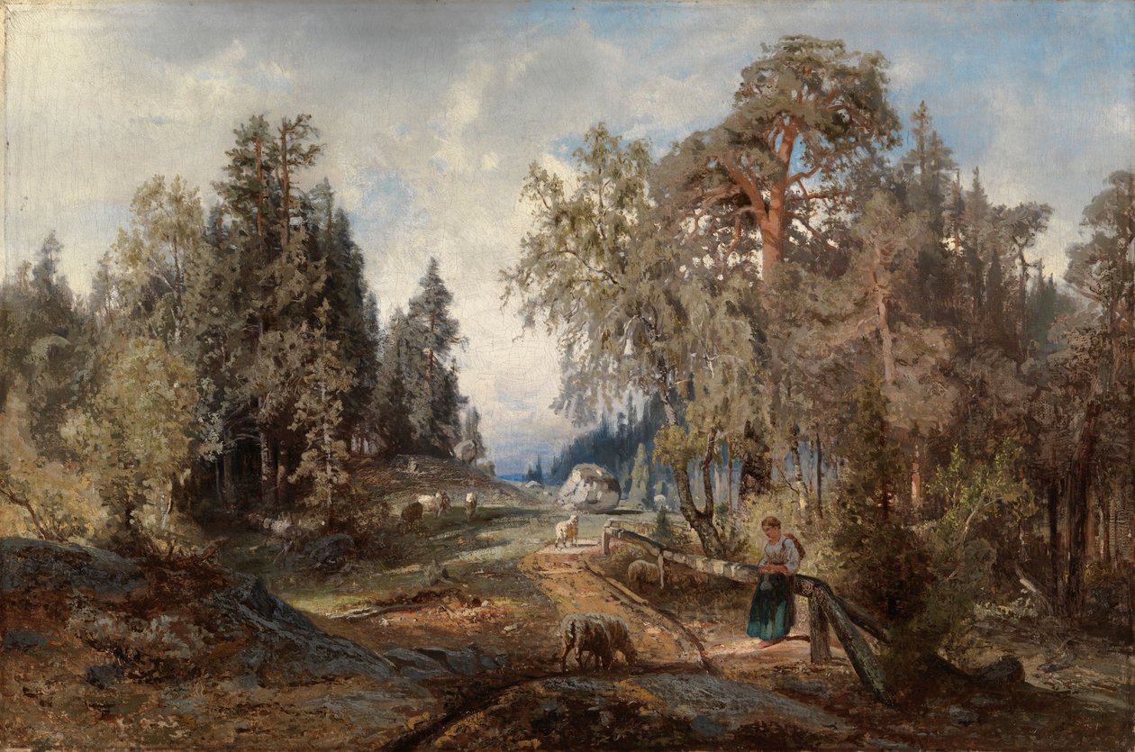 Paesaggio con pecore da Werner Holmberg