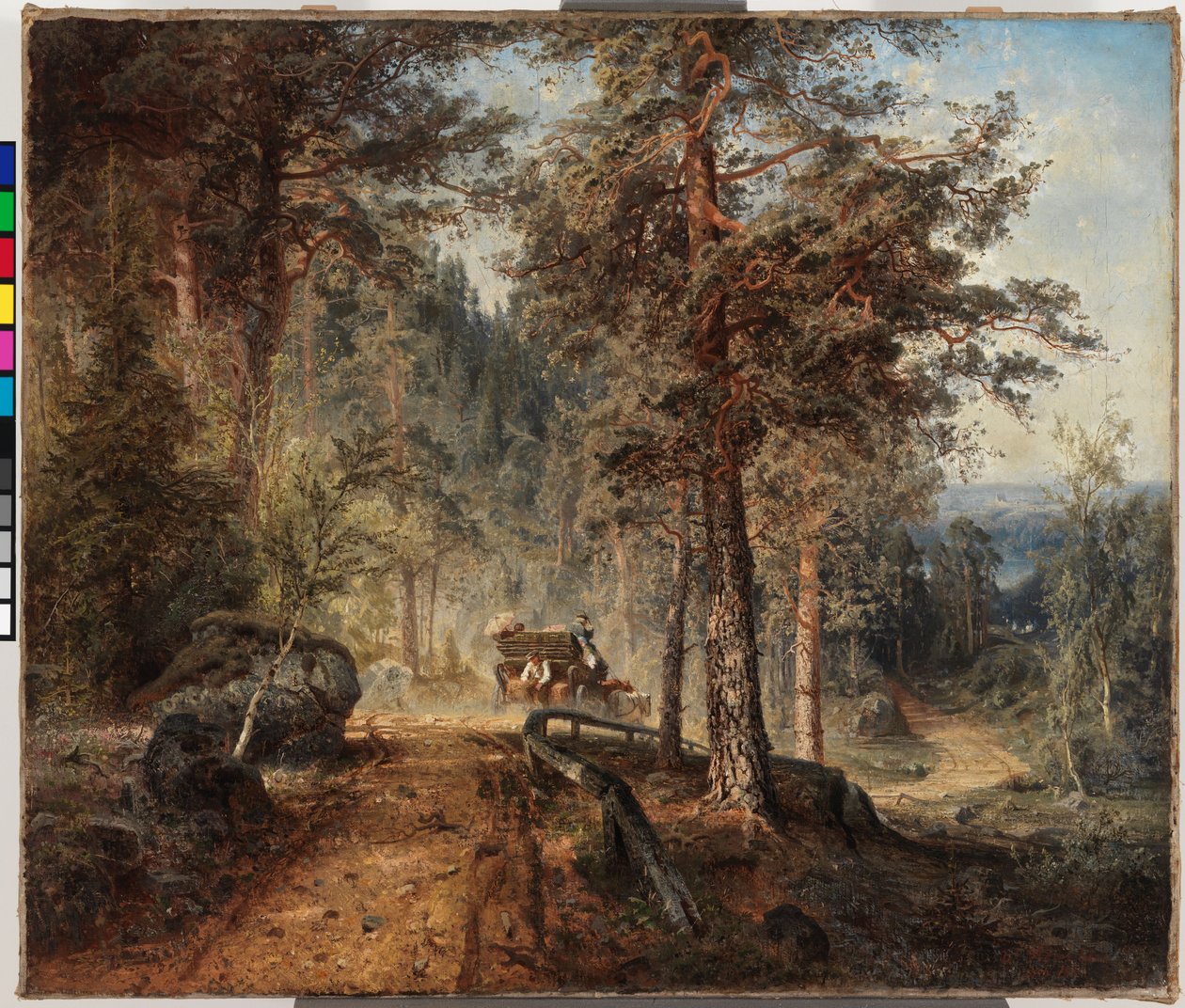 Strada in Häme (Una calda giornata estiva) da Werner Holmberg
