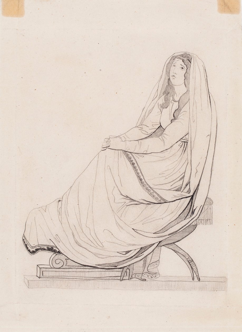 Donna seduta da Werner Holmberg