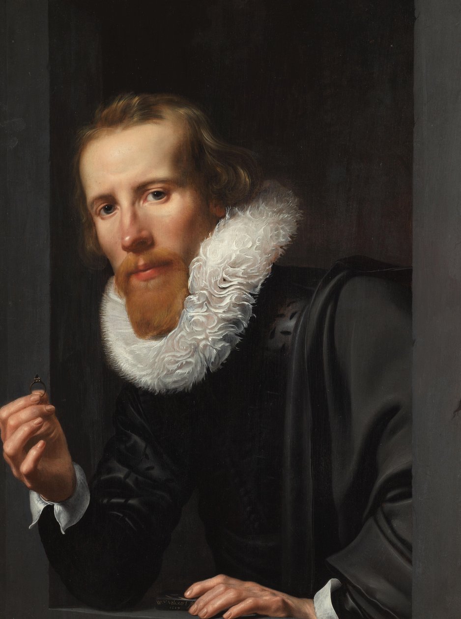 Ritratto di orafo, probabilmente Bartholomeus Jansz van Assendelft da Werner Jacobsz van den Valckert