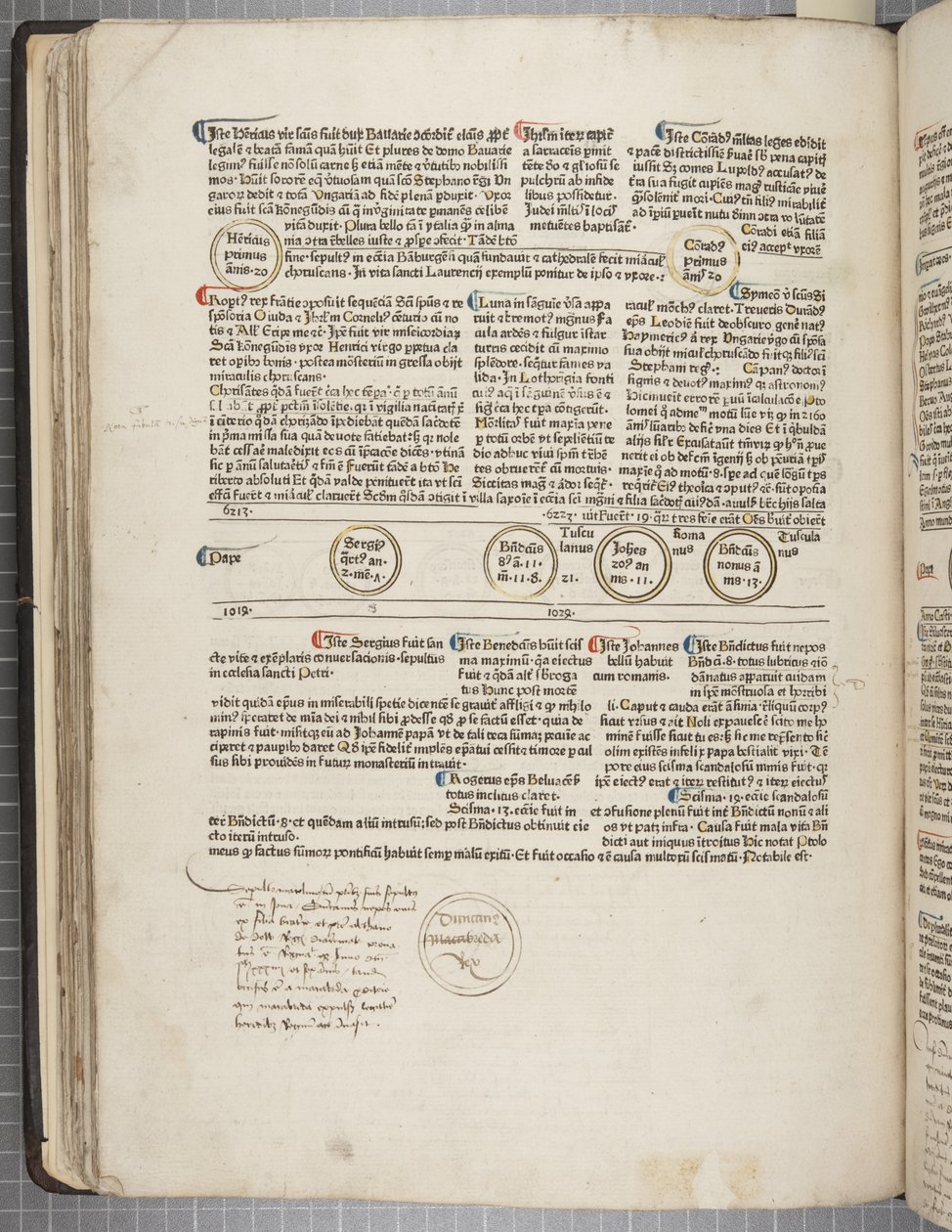 Fol 53 verso, Fasciculus Temporum da Werner Rolevinck