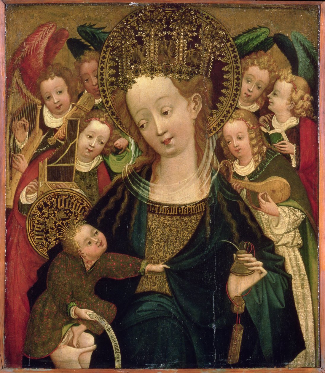 La Vergine e il Bambino con Angeli da Westphalian School