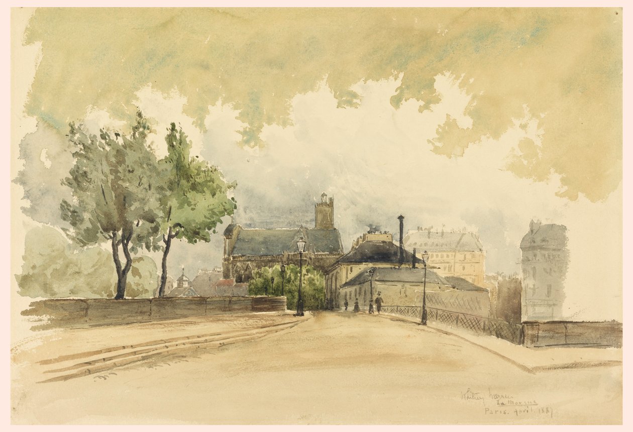 Disegno, La Marque, Parigi, 1887 da Whitney Warren Jr.