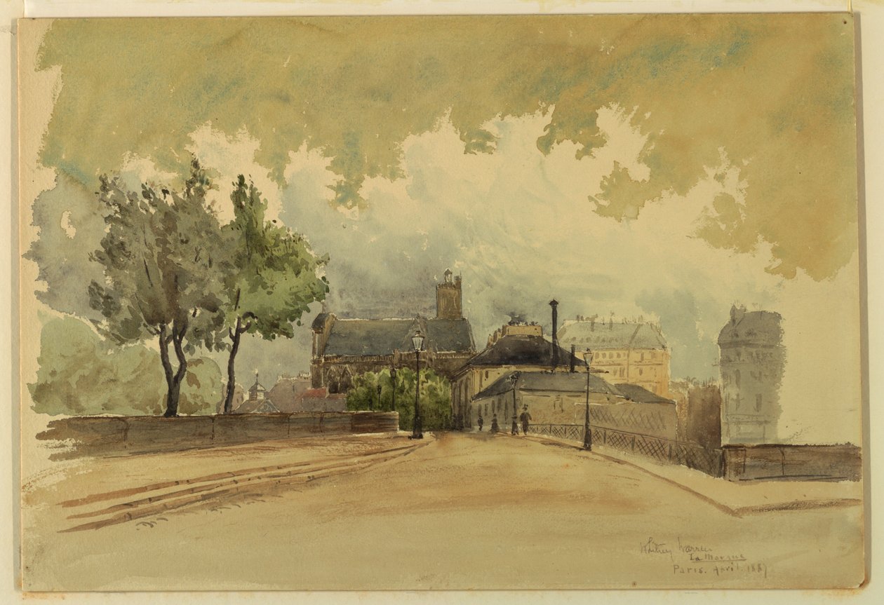 Disegno, La Marque, Parigi, 1887 da Whitney Warren Jr.