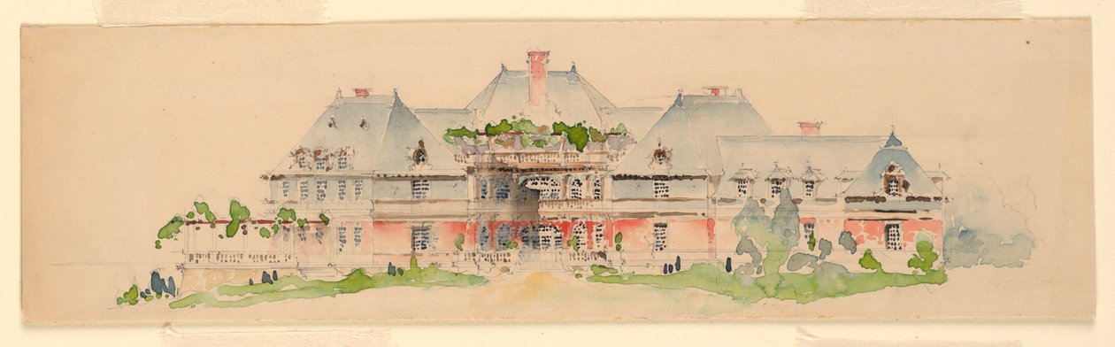 Elevazione del Palazzo da Whitney Warren Jr.